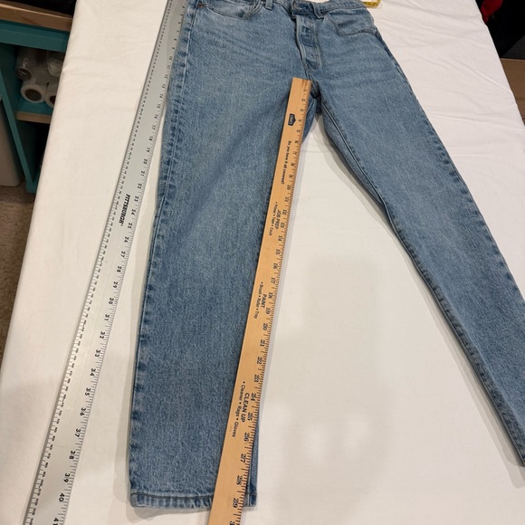 Levi’s Premium 501 Light Wash Straight Leg Jeans • Vintage Inspired • W30 L30 - Picture 10 of 16